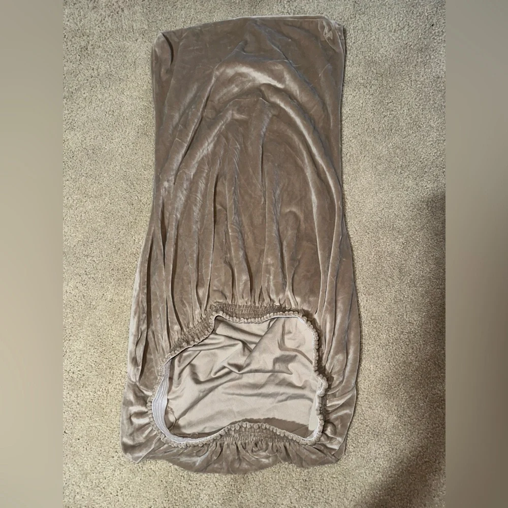Velvet chair cover
